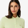 Polo L.12.D de mujer, corte ajustado y elástico, con tejido piqué