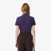 Polo L.12.D de mujer, corte ajustado y elástico, con tejido piqué