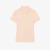 Polo L.12.D de mujer, corte ajustado y elástico, con tejido piqué