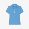Polo L.12.D de mujer, corte ajustado y elástico, con tejido piqué