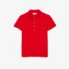 Polo L.12.D de mujer, corte ajustado y elástico, con tejido piqué