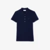 Polo L.12.D de mujer, corte ajustado y elástico, con tejido piqué