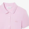 Polo L.12.D de mujer, corte ajustado y elástico, con tejido piqué