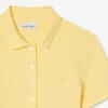Polo L.12.D de mujer, corte ajustado y elástico, con tejido piqué