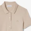 Polo L.12.D de mujer, corte ajustado y elástico, con tejido piqué