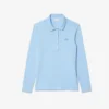 Polo L.12.D de mujer, corte ajustado y tejido elástico