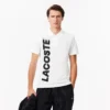 Polo Lacoste Movement estampado para hombre, corte regular