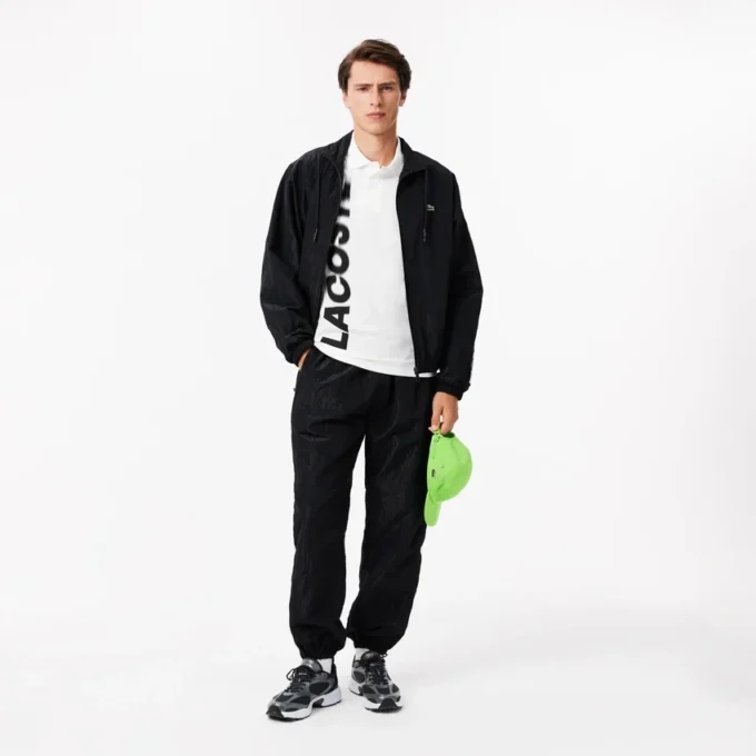Polo Lacoste Movement estampado para hombre, corte regular
