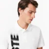 Polo Lacoste Movement estampado para hombre, corte regular