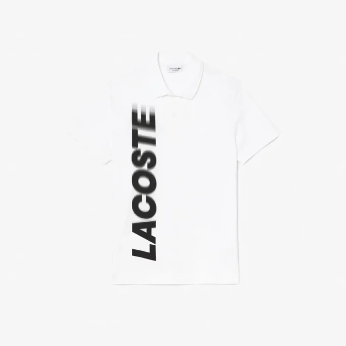Polo Lacoste Movement estampado para hombre, corte regular