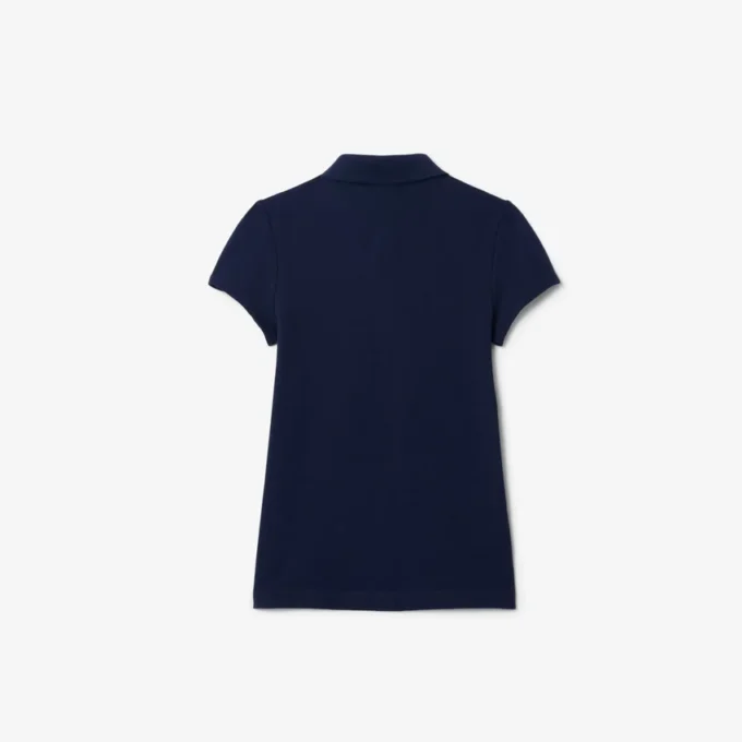 Polo Mini Piqua con cuello festoneado para niño