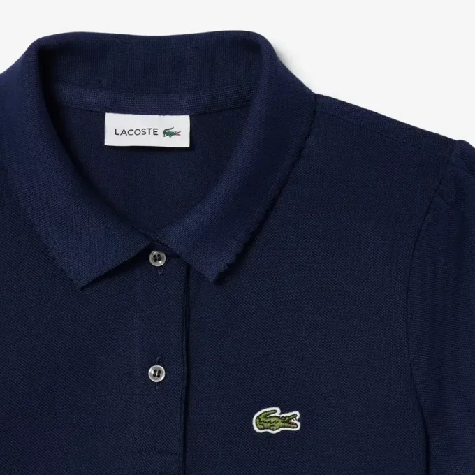 Polo Mini Piqua con cuello festoneado para niño