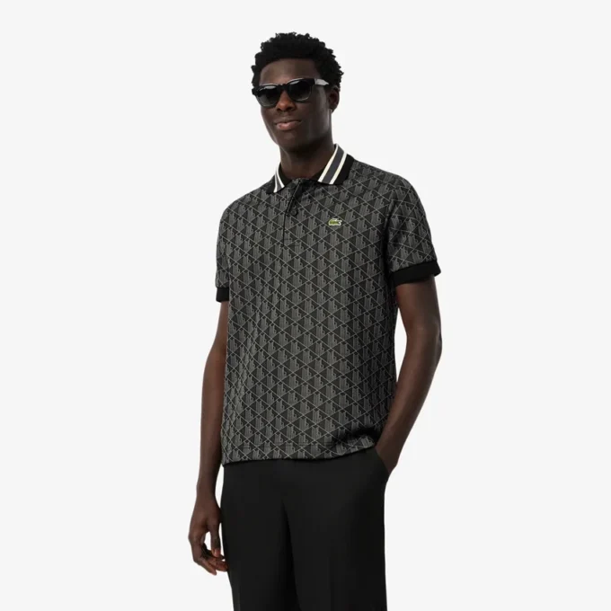 Polo Monogram de corte clásico para hombre