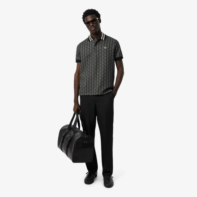 Polo Monogram de corte clásico para hombre