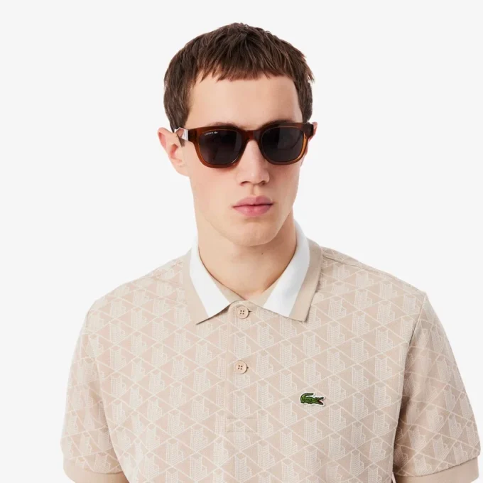 Polo Monogram de corte clásico para hombre