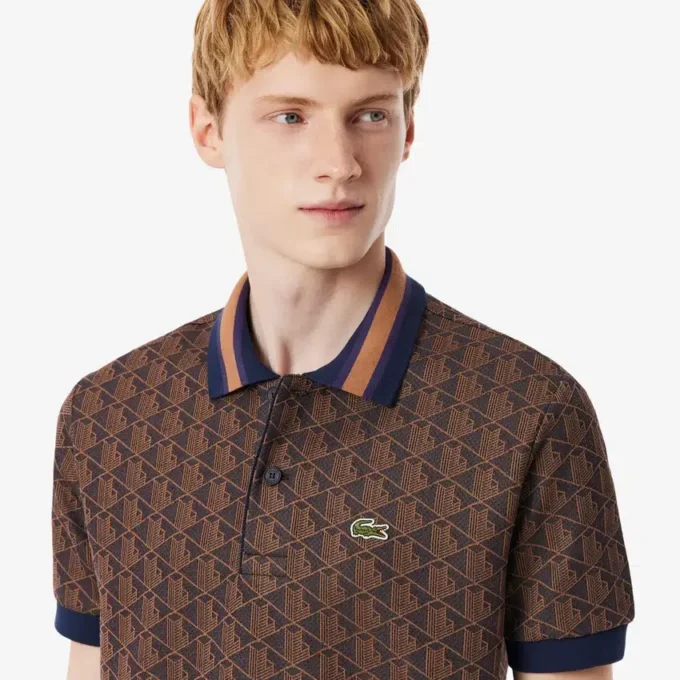 Polo Monogram de corte clásico para hombre