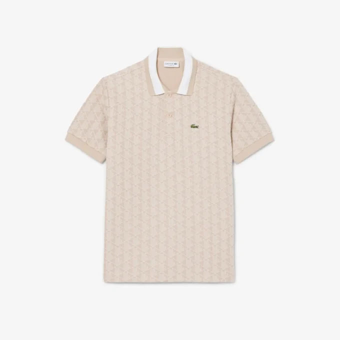 Polo Monogram de corte clásico para hombre
