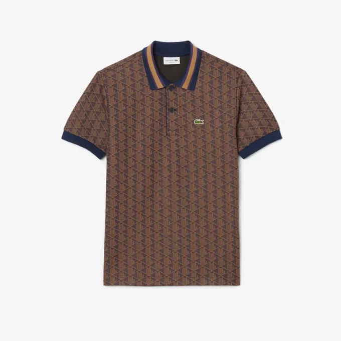 Polo Monogram de corte clásico para hombre
