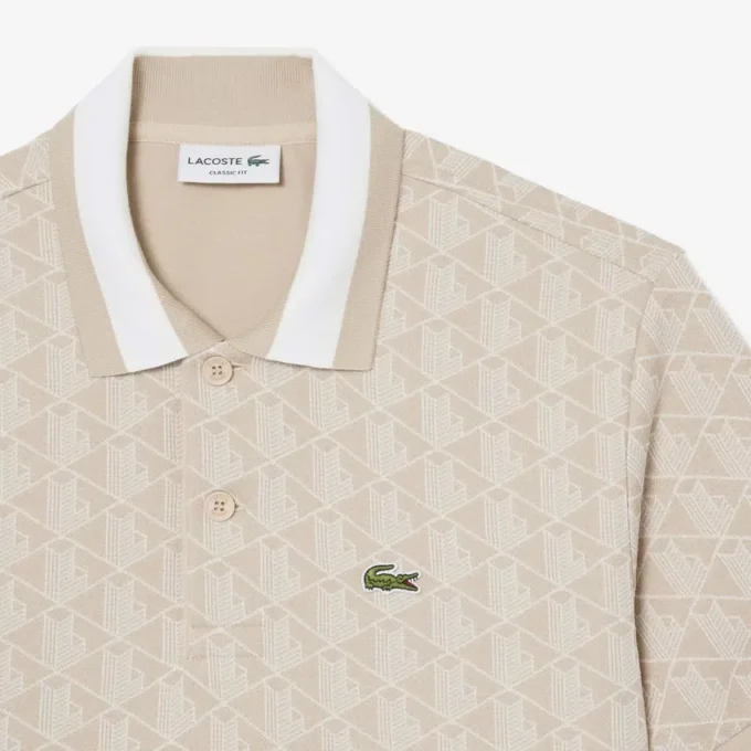 Polo Monogram de corte clásico para hombre