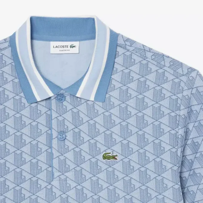 Polo Monogram de corte clásico para hombre