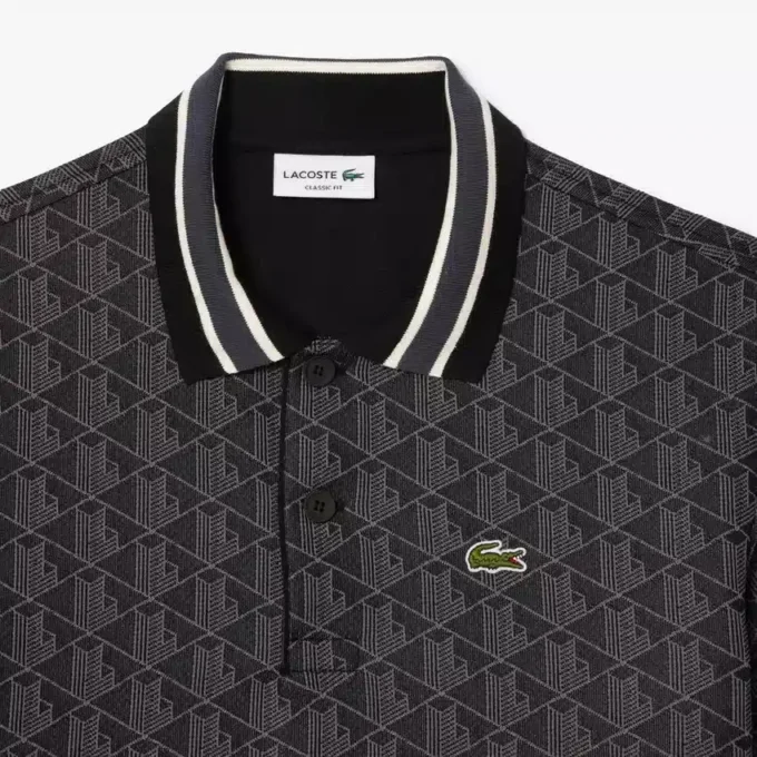 Polo Monogram de corte clásico para hombre
