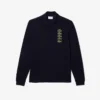 Polo Original L.12.12 de manga larga con múltiples insignias para hombre