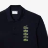 Polo Original L.12.12 de manga larga con múltiples insignias para hombre