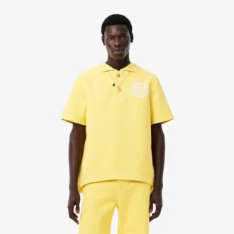 Polo oversize de denim para hombre de la colección Runway
