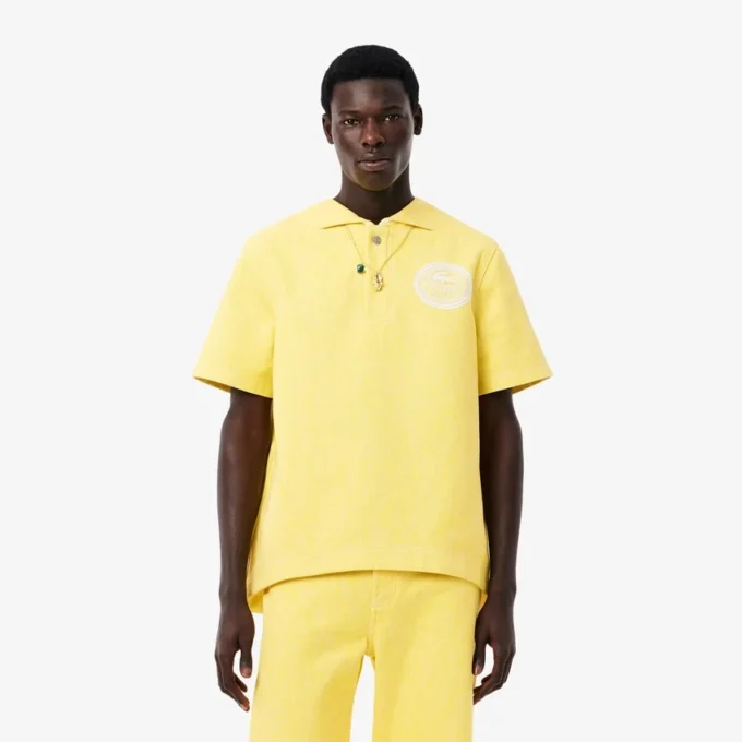 Polo oversize de denim para hombre de la colección Runway
