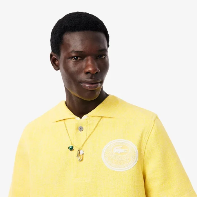 Polo oversize de denim para hombre de la colección Runway