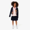 Polo oversize de piqué para niña