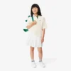 Polo oversize de piqué para niña