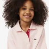 Polo oversize de piqué para niña