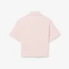 Polo oversize de piqué para niña