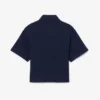 Polo oversize de piqué para niña