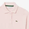 Polo oversize de piqué para niña