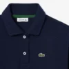 Polo oversize de piqué para niña