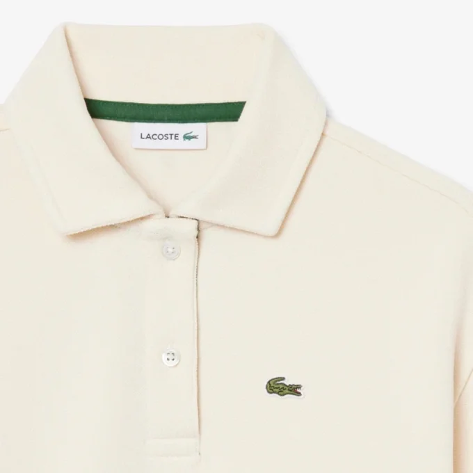 Polo oversize de piqué para niña