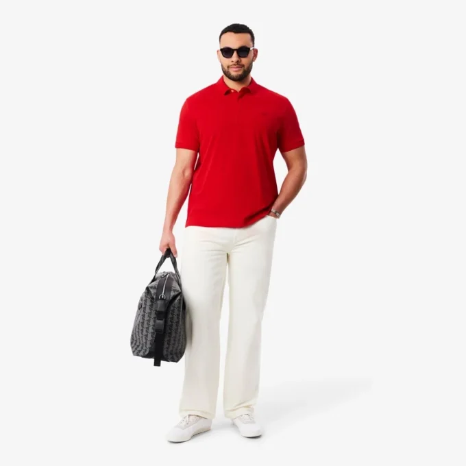 Polo Paris Stretch Piqué de corte regular para hombre