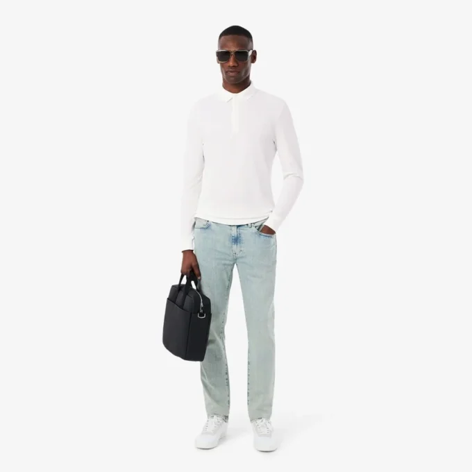 Polo Paris Stretch Piqué de corte regular para hombre