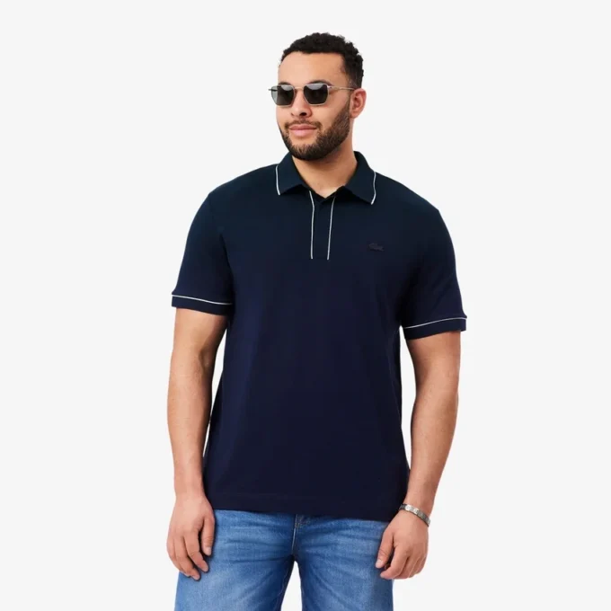 Polo Paris Stretch Piqué de corte regular para hombre