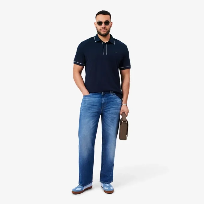 Polo Paris Stretch Piqué de corte regular para hombre