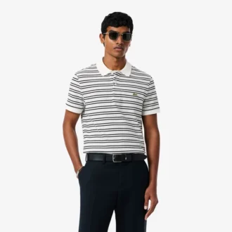 Polo Petit Piqué a rayas de corte clásico