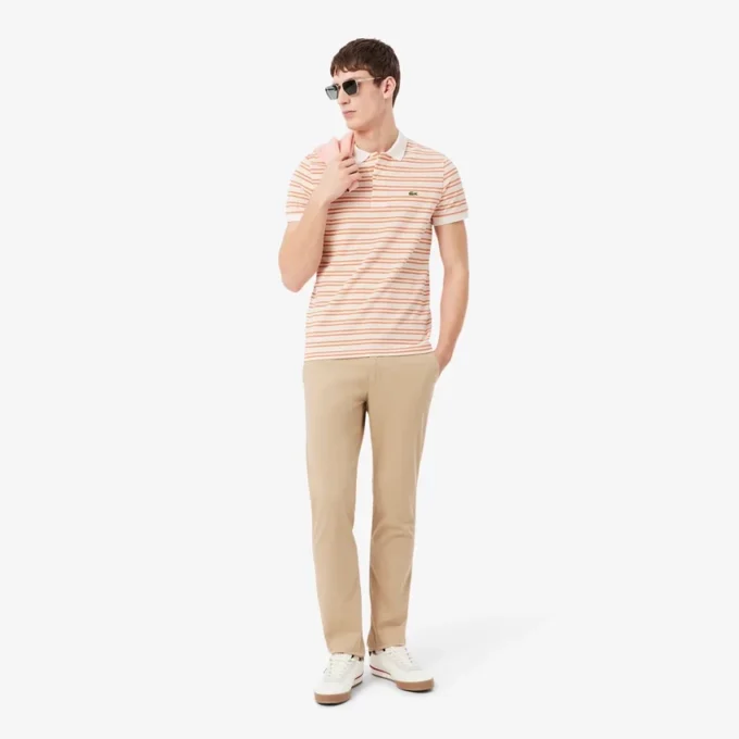 Polo Petit Piqué a rayas de corte clásico