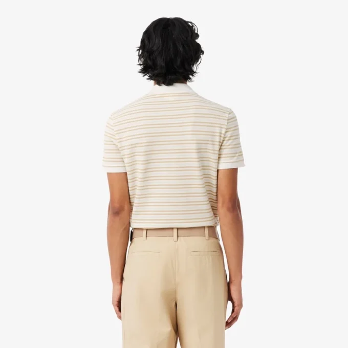 Polo Petit Piqué a rayas de corte clásico
