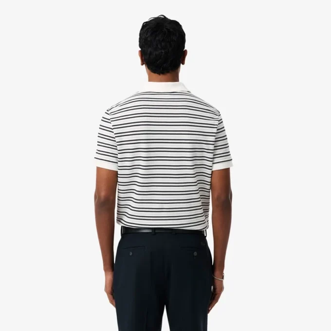 Polo Petit Piqué a rayas de corte clásico
