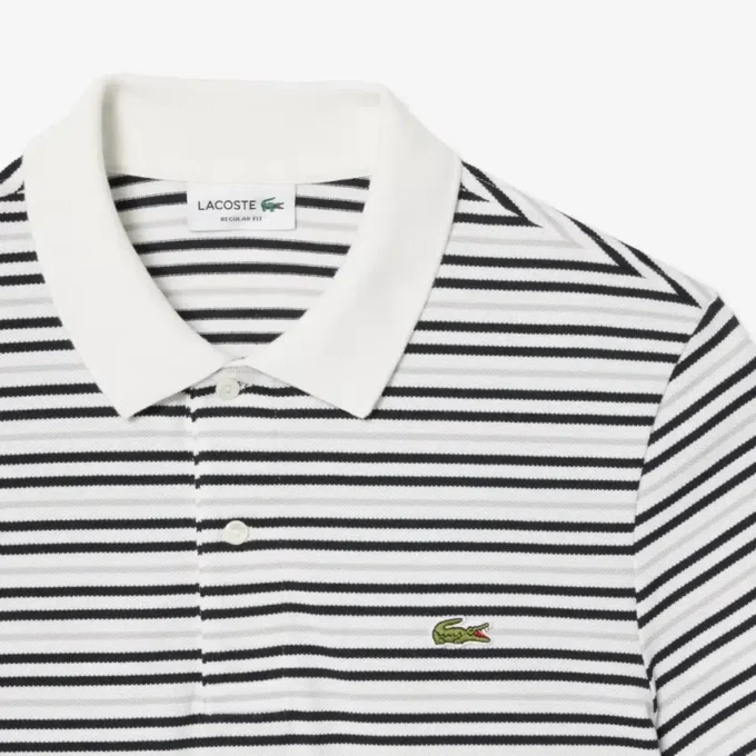 Polo Petit Piqué a rayas de corte clásico