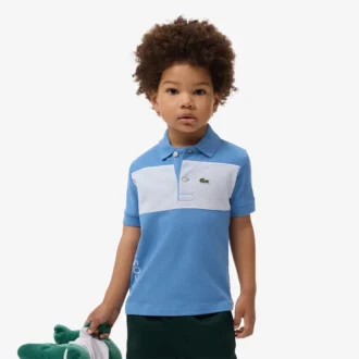 Polo Petit Piqué con bloques de color