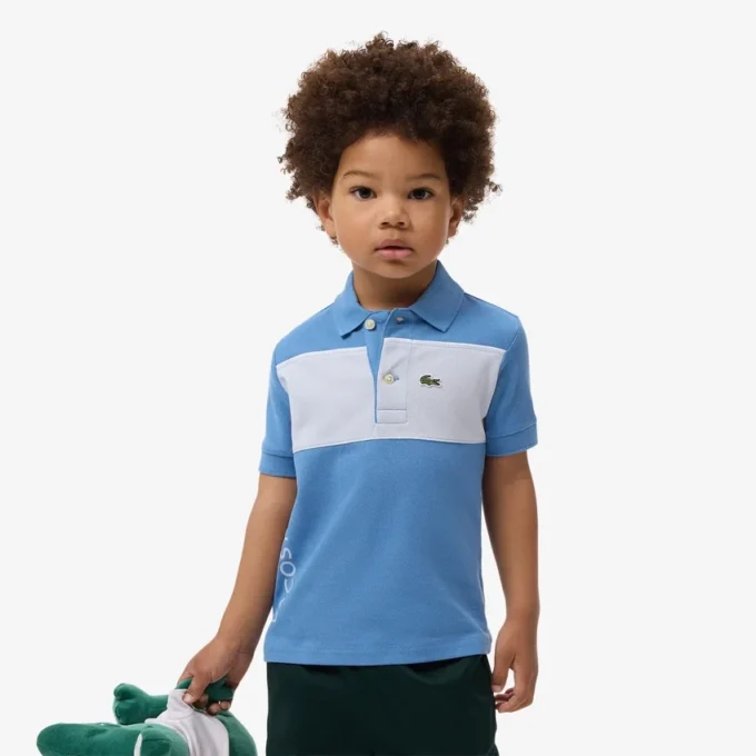 Polo Petit Piqué con bloques de color