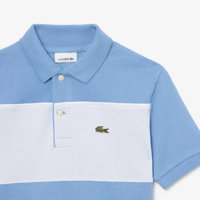 Polo Petit Piqué con bloques de color